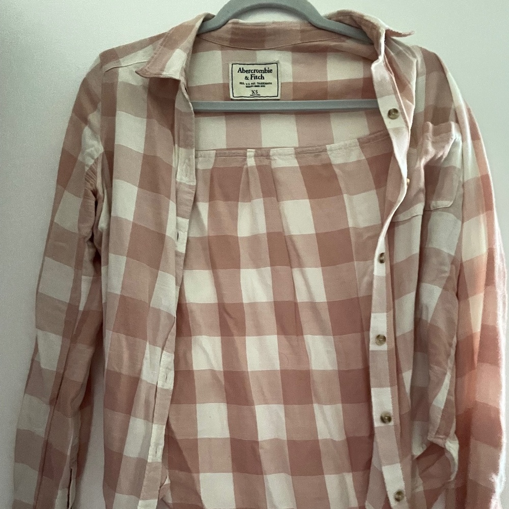 Checkered flannel shirt